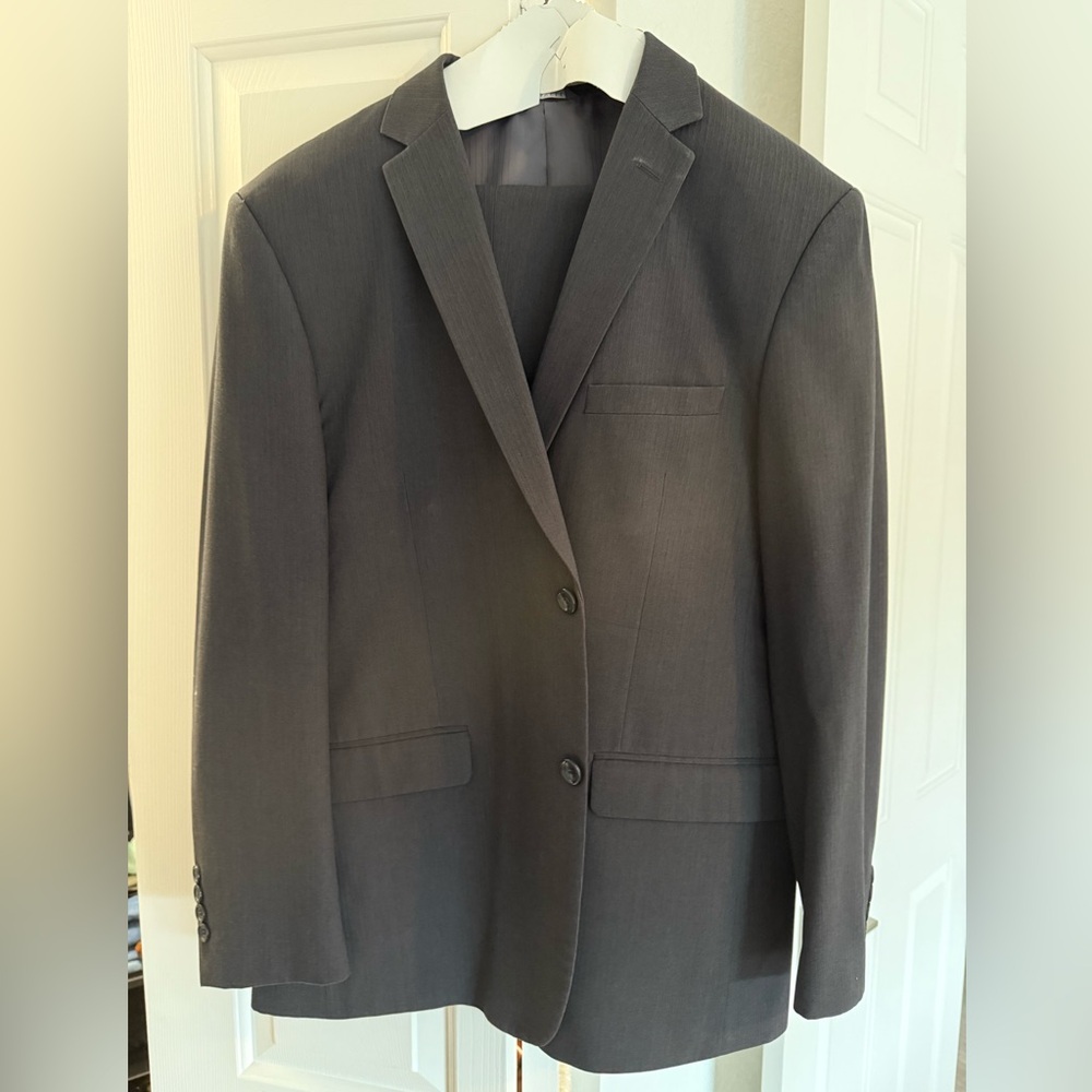 Kenzo Gray Suits Elegant Tailoring